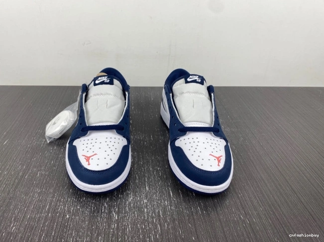CJ7891-400 Low Jordan 1 Navy SB Midnight 0728